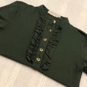 Tory Burch Ruffle Polo